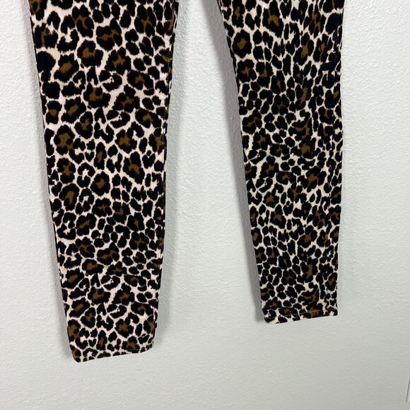 J. Crew Women's 10" Toothpick Corduroy Leopard Animal Print Jeans Size 25 NWT - Picture 6 of 9